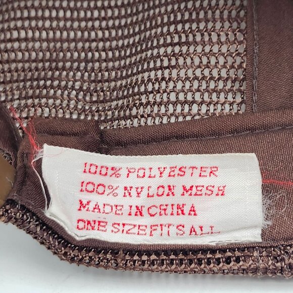 Bohemia Imported Beer Brown Mesh Trucker Hat Cap Logo Adjustable Snapback Vtg - Picture 10 of 11